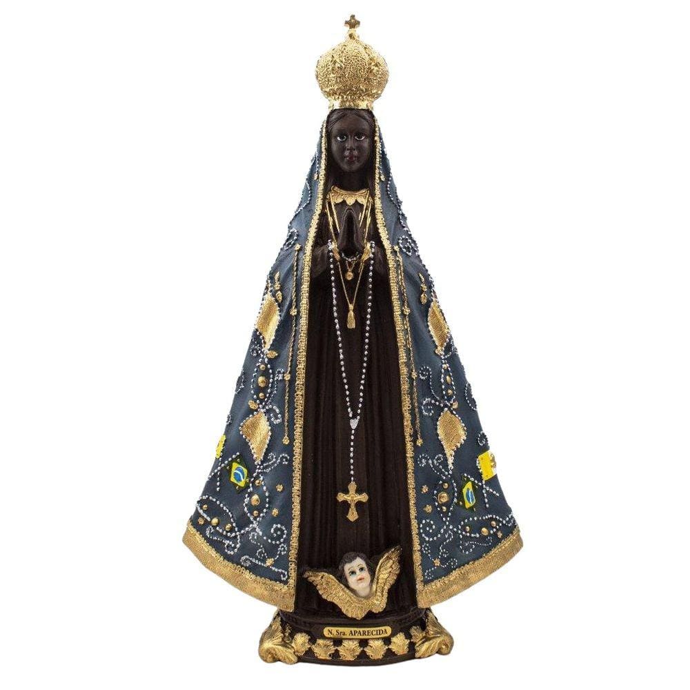 Imagem Nossa Senhora Aparecida Resina 35 Cm