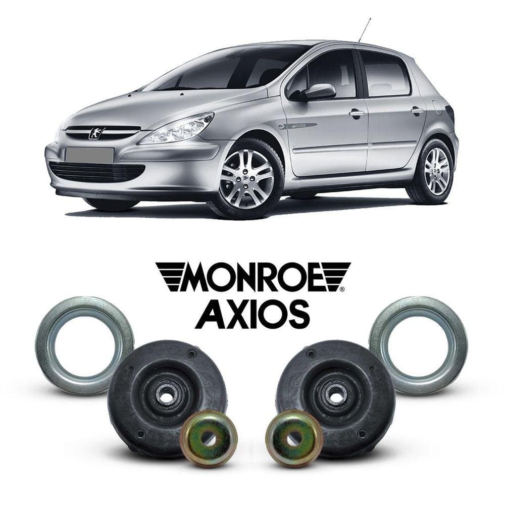 Par Suporte Batente Dianteiro Peugeot 2004 05