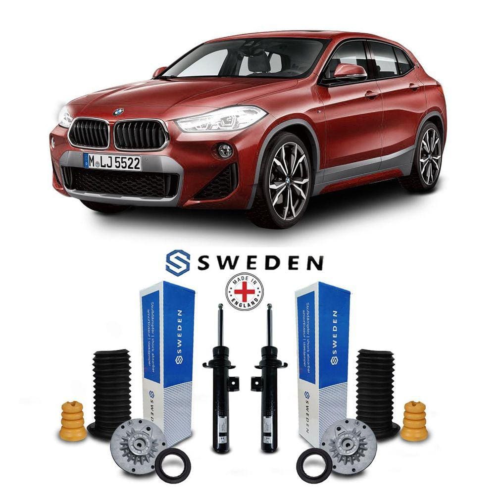 2 Amortecedores Kit Batente Dianteiro Bmw X2 2021