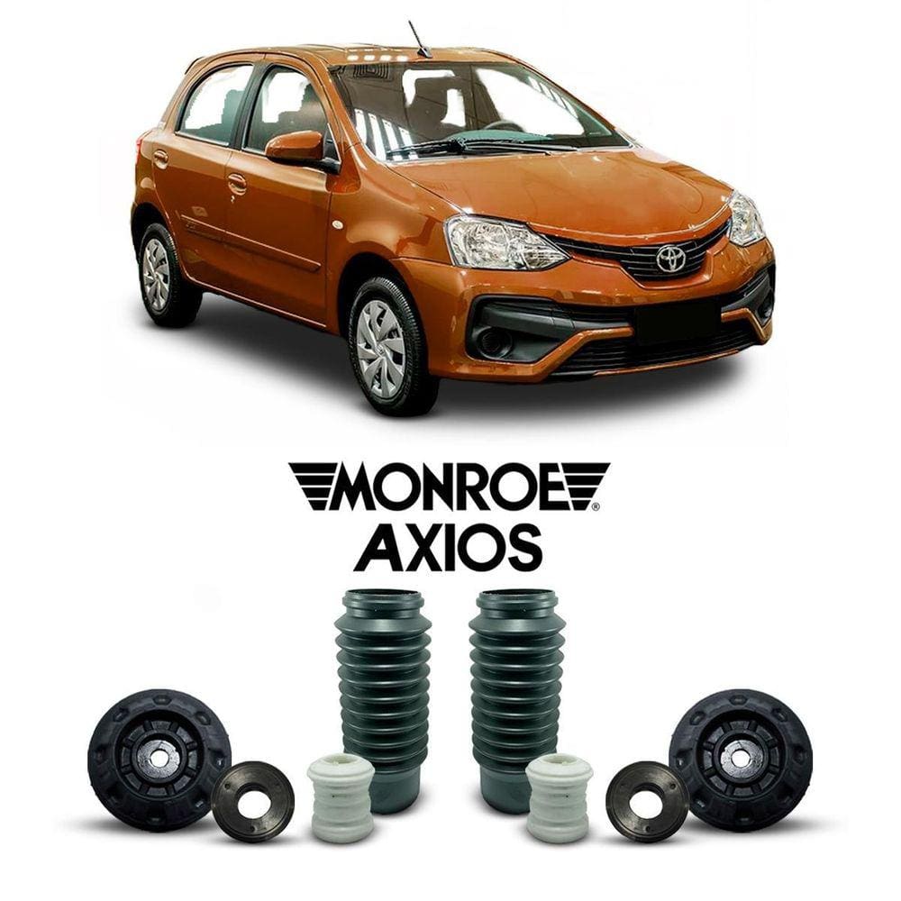 Par Kit Do Amortecedor Dianteiro Toyota Etios 2016 Até 2021