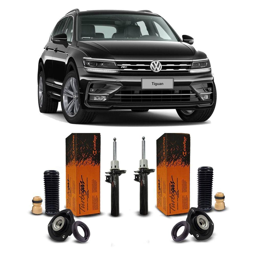 2 Amortecedores Coxim Batente Dianteiro Tiguan 21