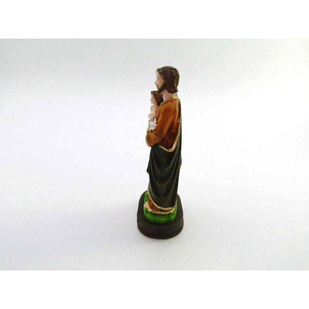 Imagem Sagrada Família Resina 15 Cm