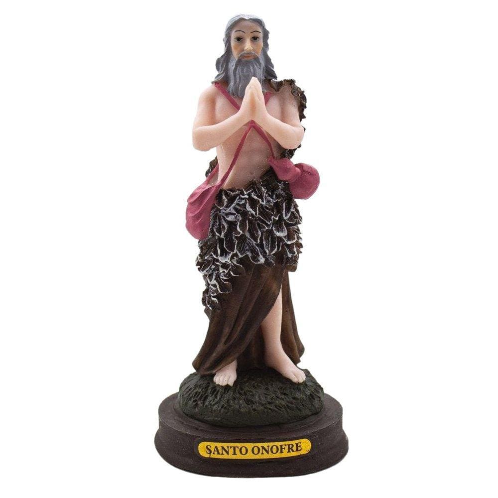 Imagem Santo Onofre Resina 15 Cm