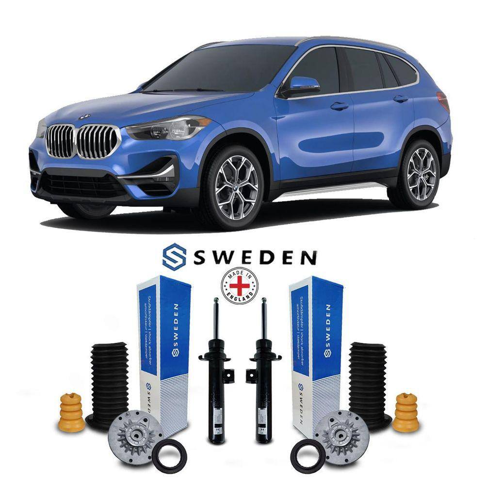 2 Amortecedor Kit Batente + Bmw X1 Xdrive 2017 18