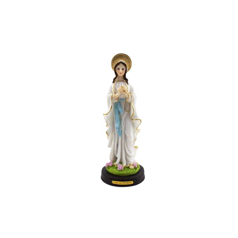 Imagem Nossa Senhora De Lourdes Resina 22 Cm