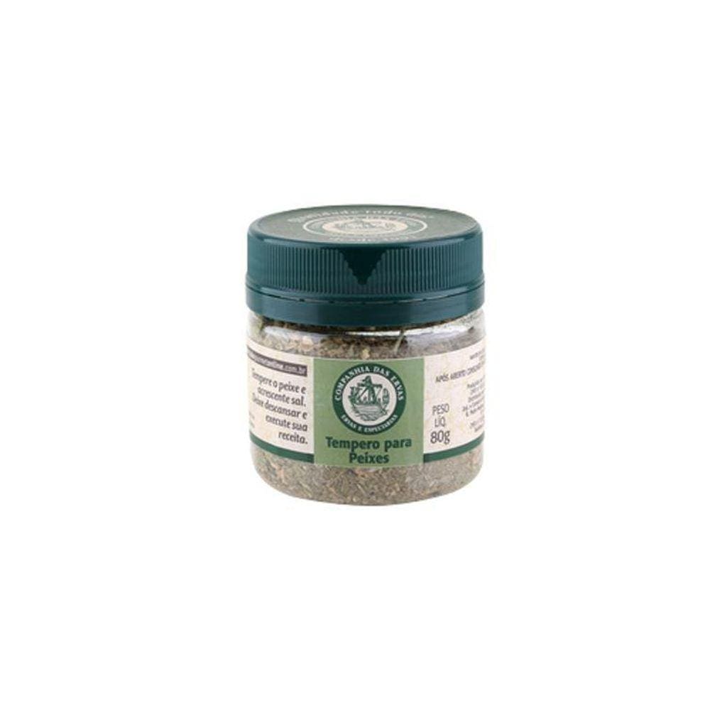 Kit 2X: Tempero Para Peixes Companhia Das Ervas 80G