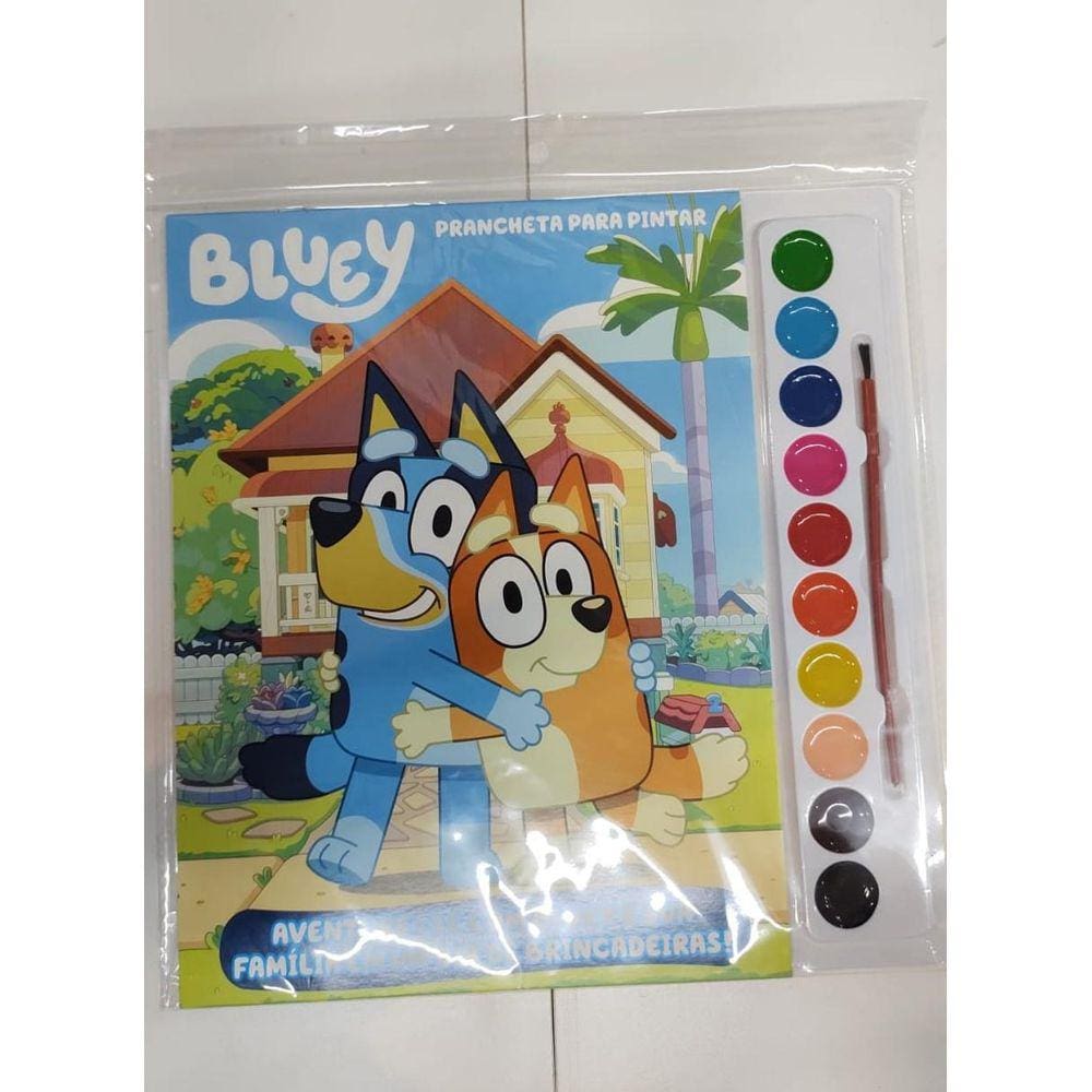 Prancheta Aquarela Bluey On Line 2022 - Novo