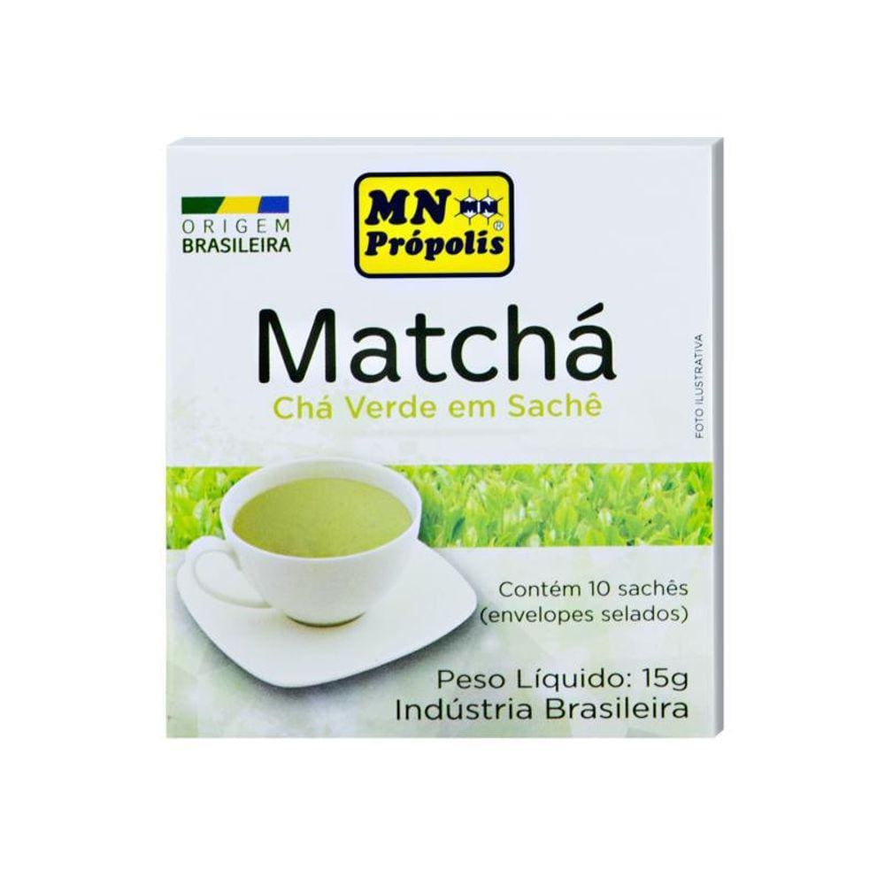 Kit 6X: Chá Verde Moído Matchá 10 Sachês Mn Food