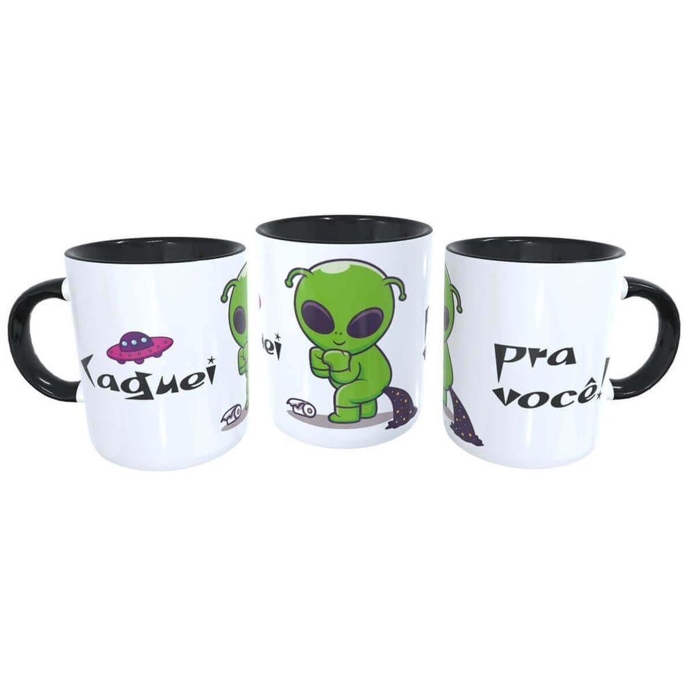 Caneca Divertida Et Debochado Caguei Pra Você