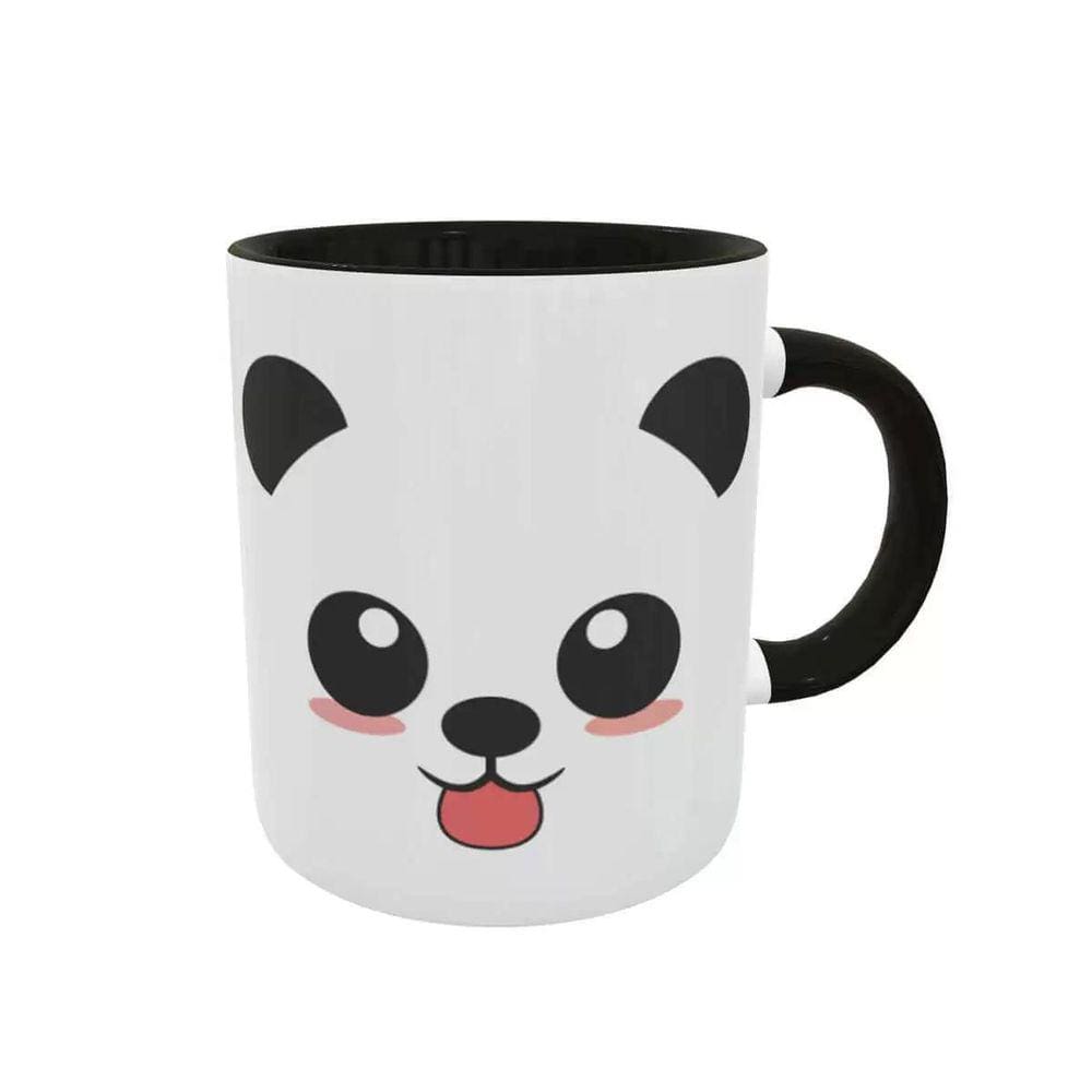 Caneca Divertida Panda Kawaii Presente Criativo Geek