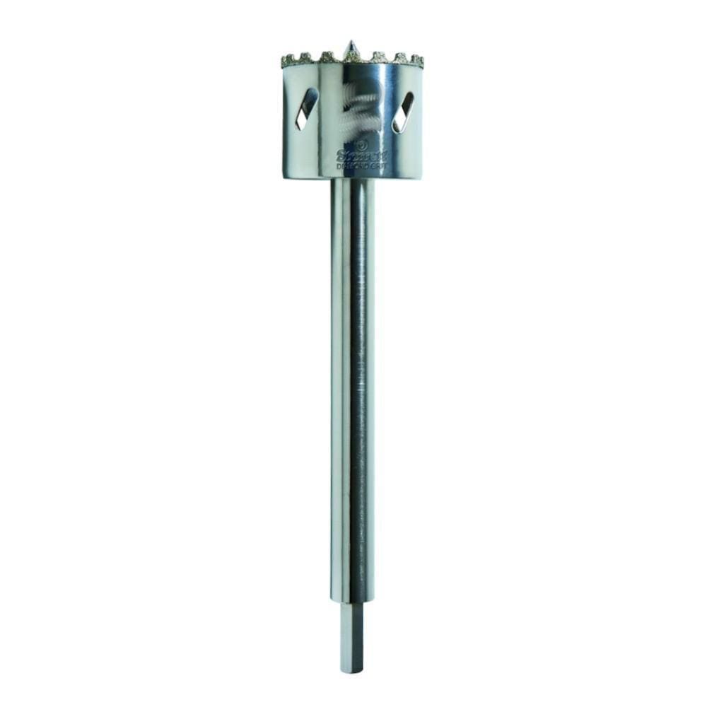 Serra Copo Starrett Diamantada 70Mm C/Haste De 150Mm
