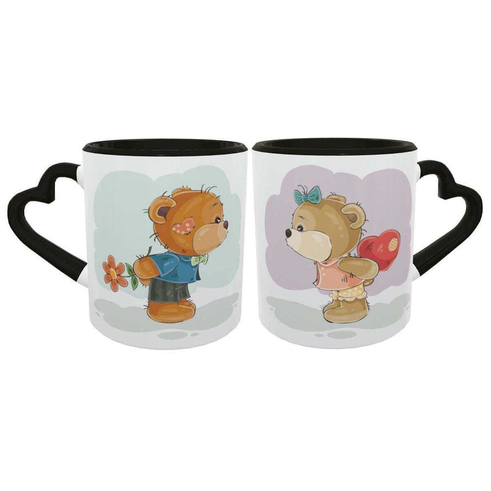 Caneca Casal Ursinhos Presente Dia Dos Namorados