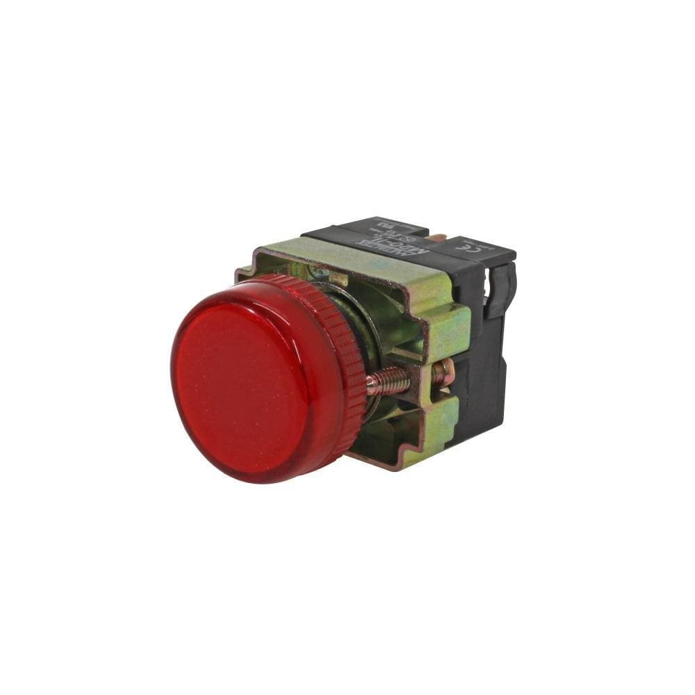 Sinalizador Redondo Vermelho 24VCC/VCA IP40 1NA
