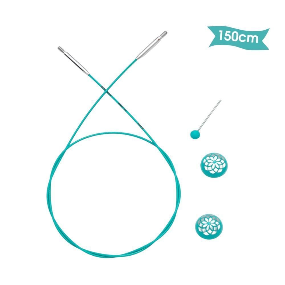 Cabo Agulha Circular Intercambiável Knitpro Mindful 150Cm