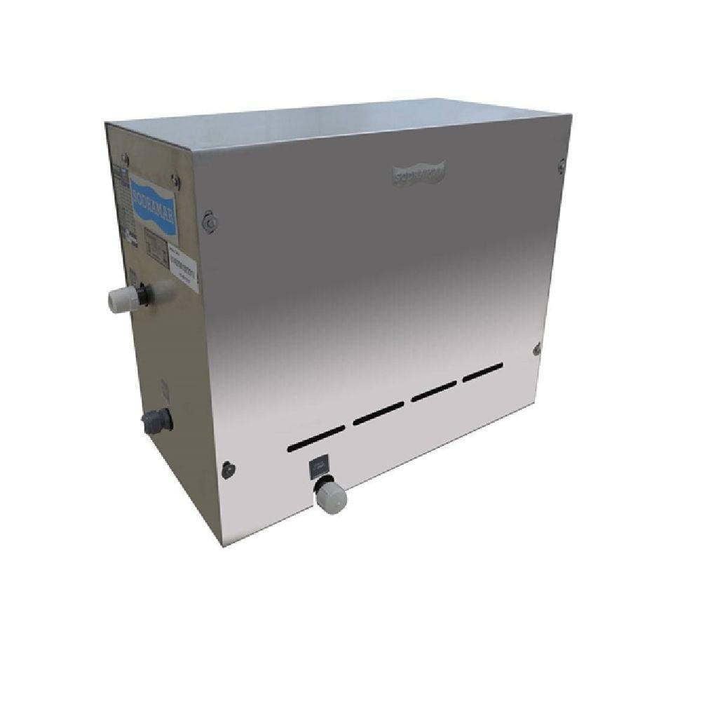 Sauna vapor Steam Inox 12 kw até 18m³ Sodramar