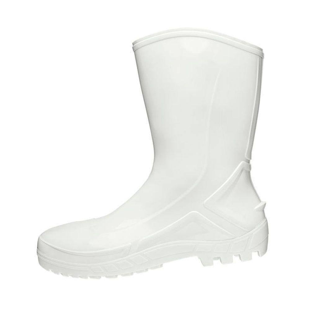 Bota Vulcaflex Branca Pvc Cano Médio C/Forro 37