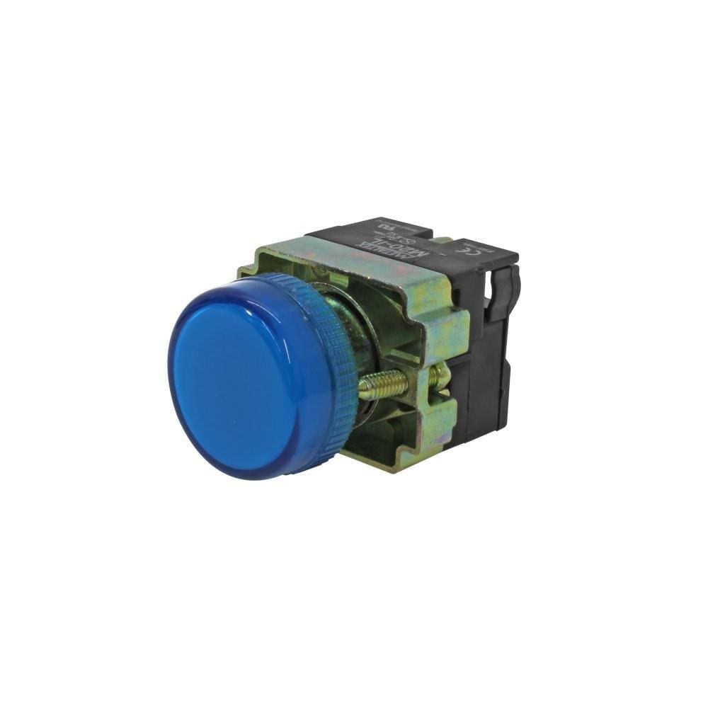 Sinalizador Azul Metálico 220V 22mm IP40