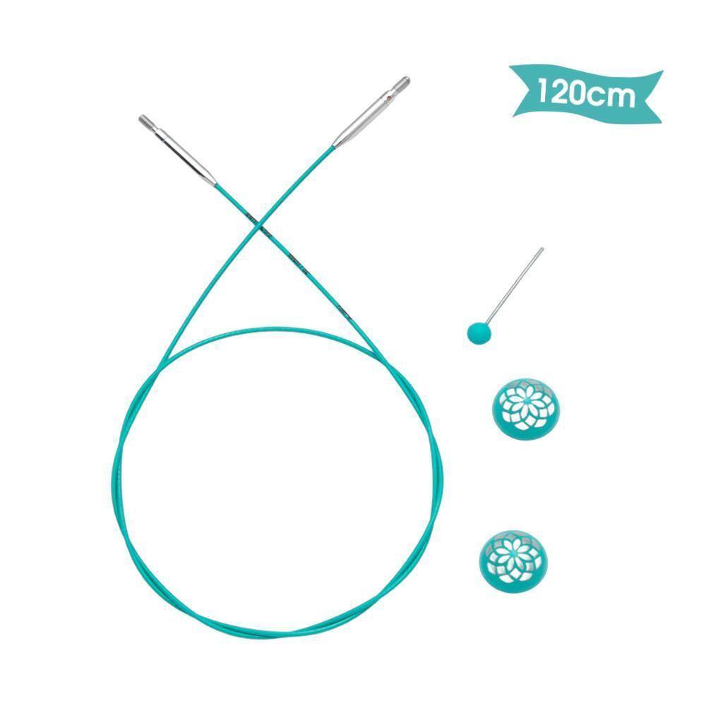 Cabo Agulha Circular Intercambiável Knitpro Mindful 120Cm
