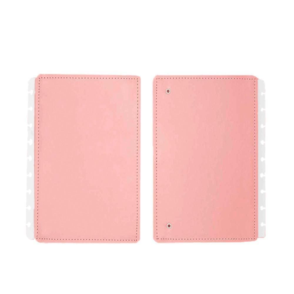 Capa E Contracapa Caderno Inteligente Médio Rosê Pastel