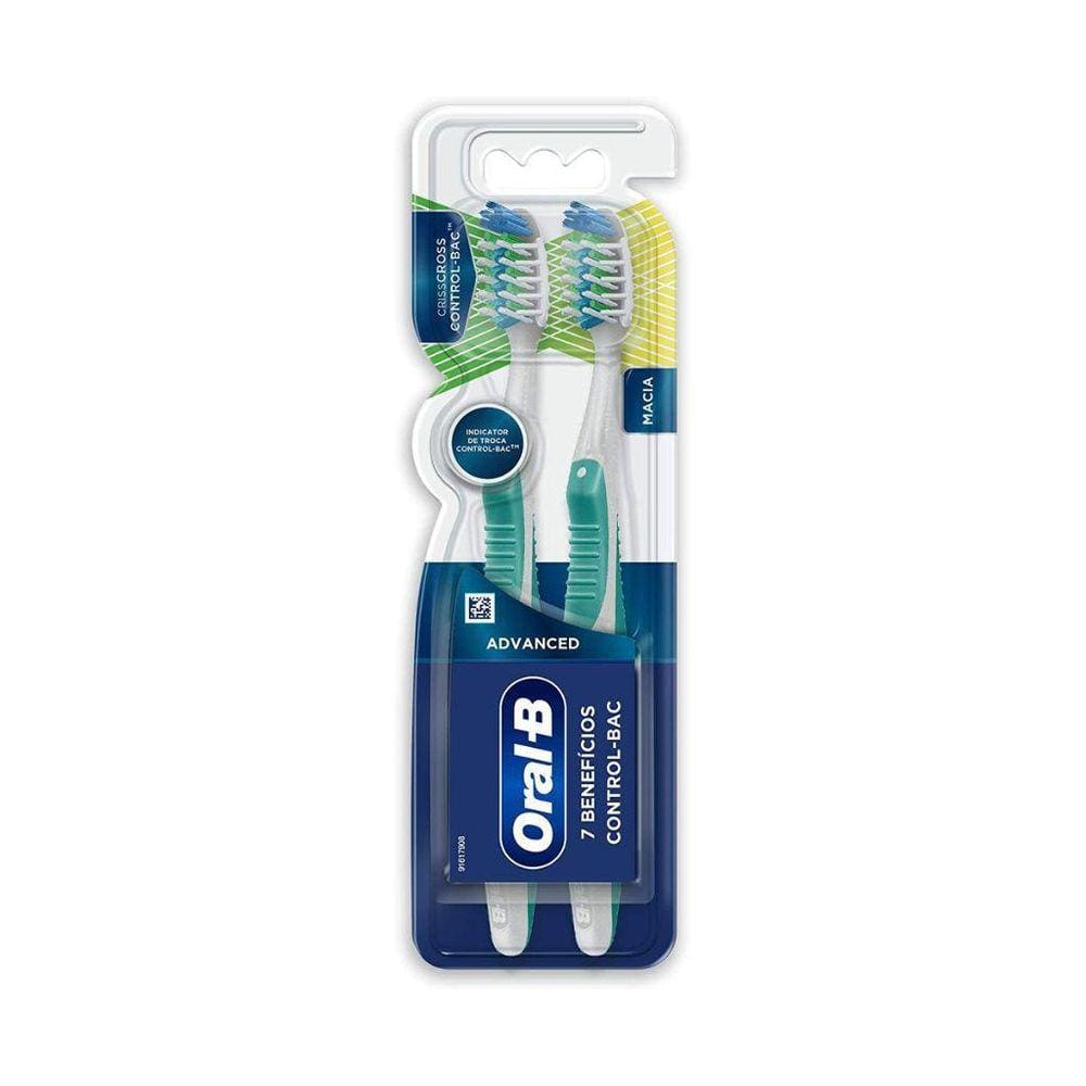 Escova Dental Oral-B Advanced 7 Benef Control Bac C/2Un