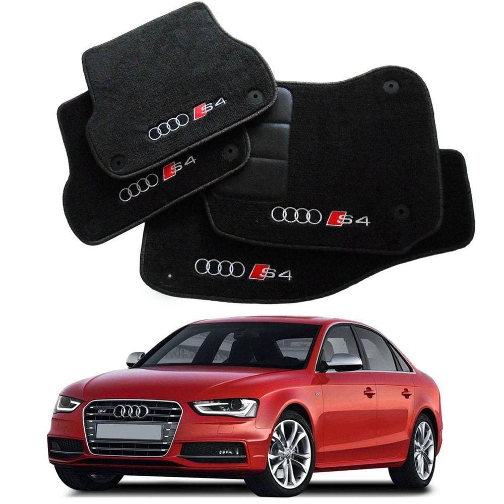 Tapete Automotivo Audi S4 Em Carpet Linha Luxo