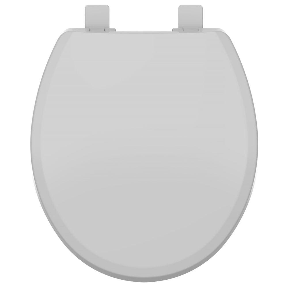 Assento Sanitario Universal Pp Evolution Convencional Cinza Claro/Prata Louça Universais