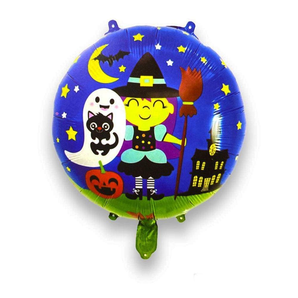 Balão Halloween - Redondo Bruxinha Pf10450