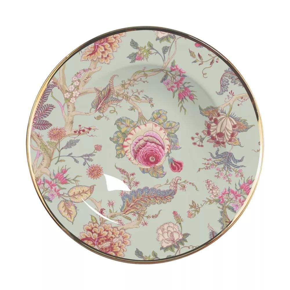 Conjunto com 6 Pratos Fundo Neomint Flowers Ø25cm