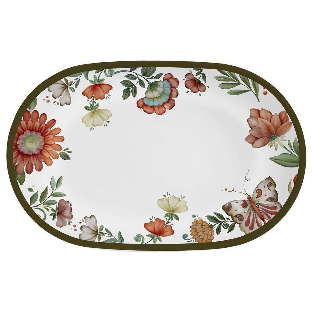 Travessa Verona Acetinado 34cm em Cerâmica Alleanza