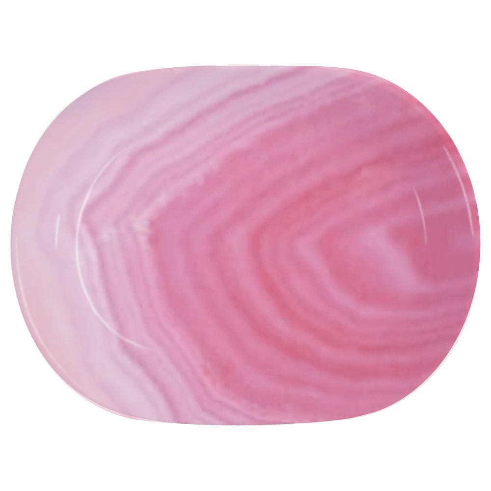 Travessa Ágata Rosa 34 cm em Cerâmica Alleanza