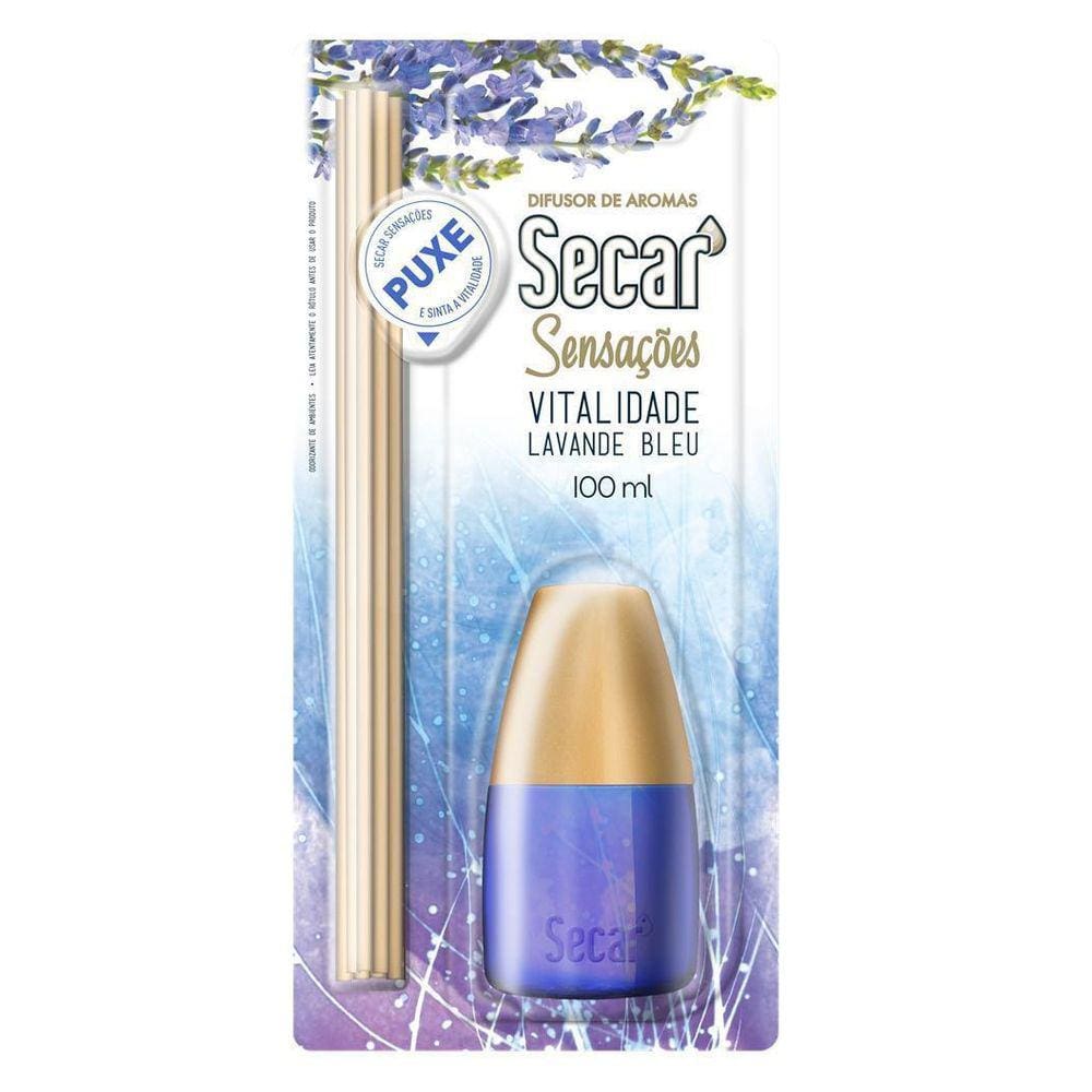 Difusor De Aromas Secar Sensações 3X100Ml Lavande Bleu