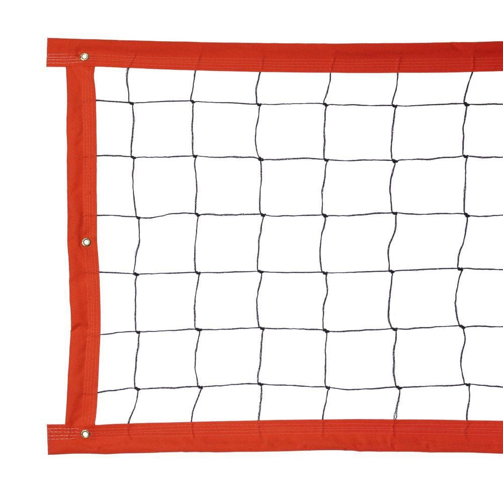 Rede De Vôlei Colorida Evo Sports 5 Metros Laranja/Preto