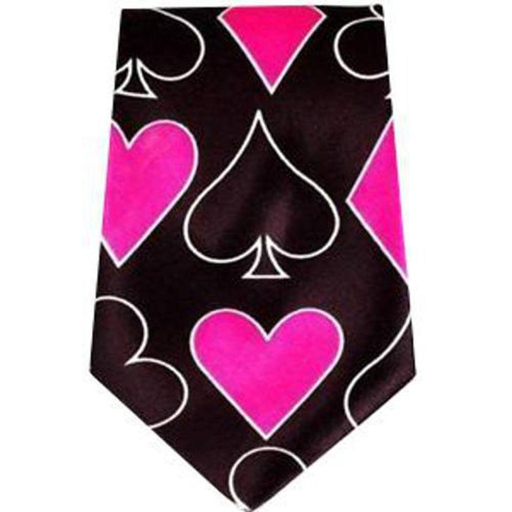 Gravata Naipes Pink Tamanho Infantil D+