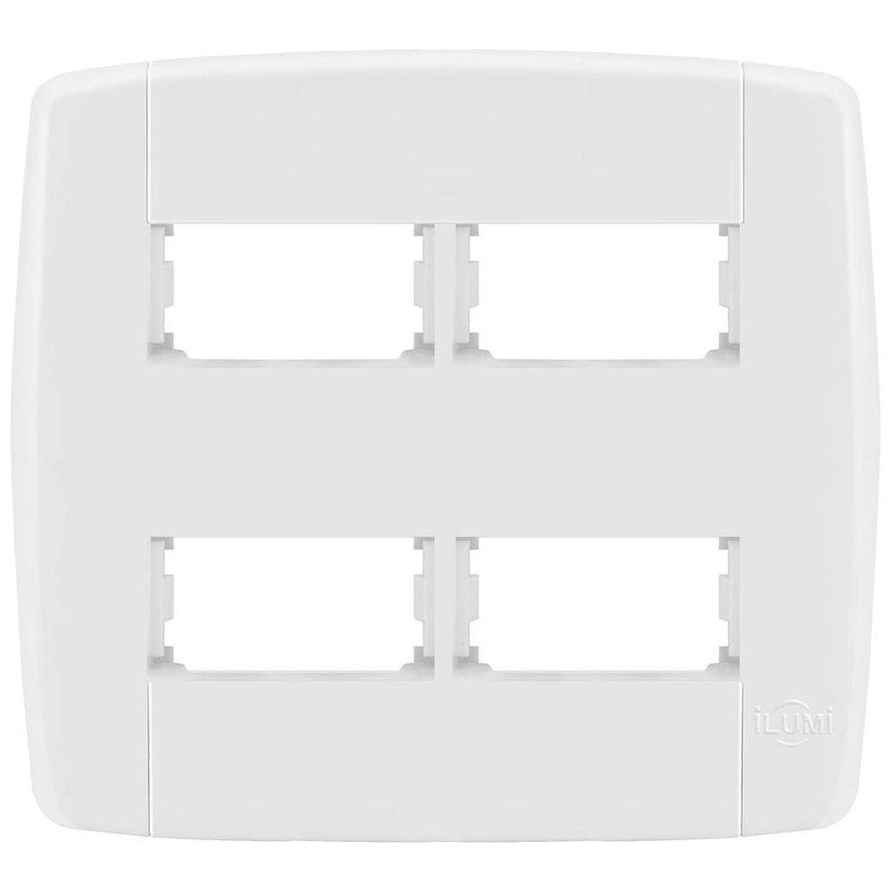 Placa 4 Módulos Com Suporte 4X4 - Ilumi Lev - 8907