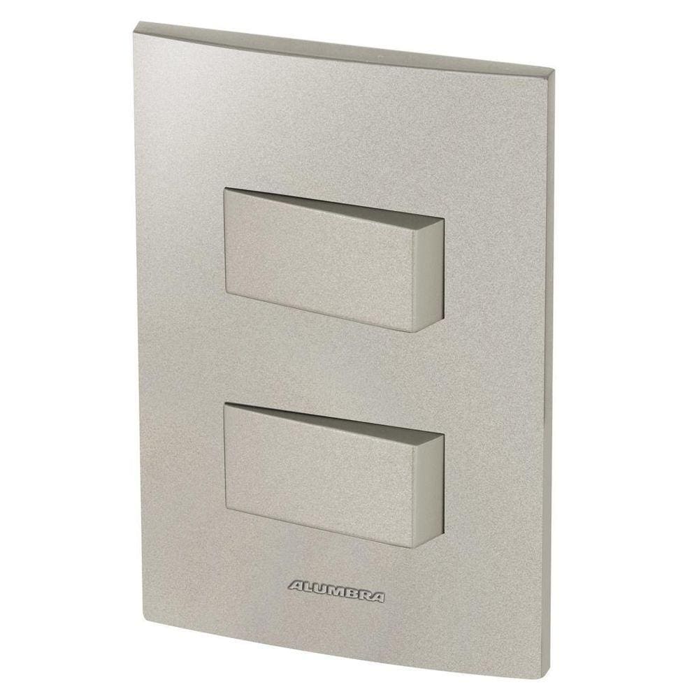 Conjunto 2 Interruptores Simples - Inova Titanium - Att07