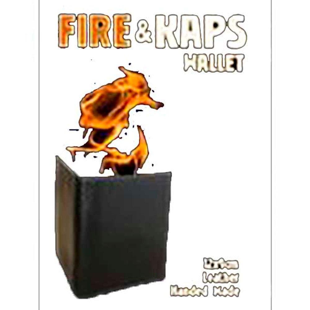 Carteira Fogo Kaps Cor Café + Video Explicativa Magic Up