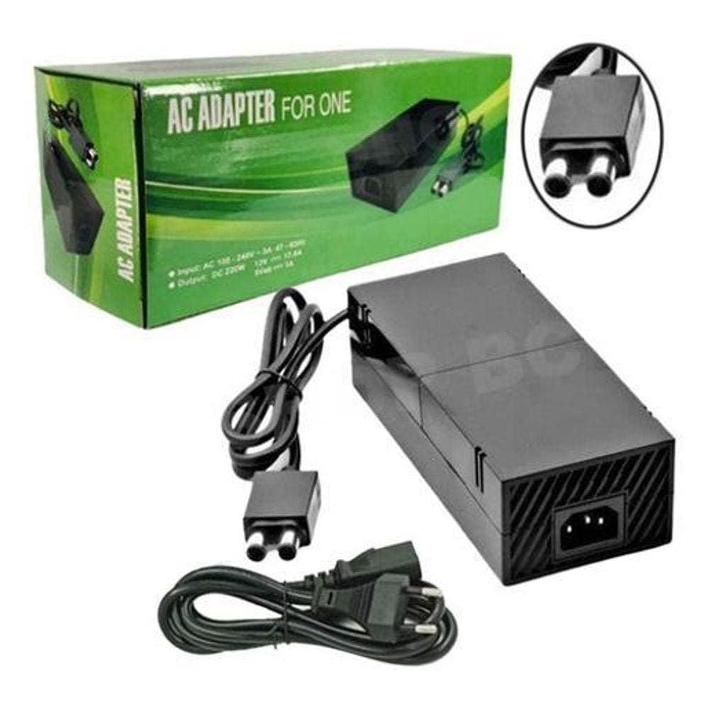 Fonte Alimentacao Para Xbox One Bivolt+ Cabo Força 220W