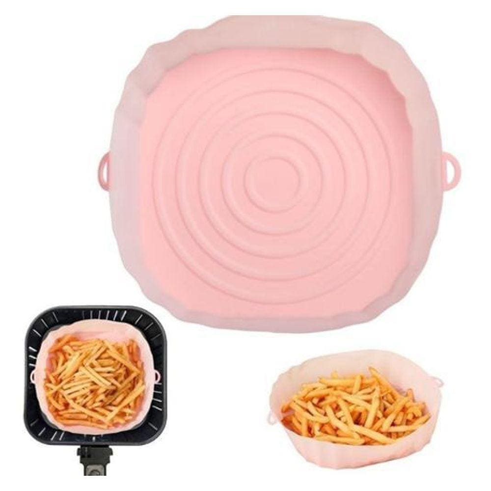 Forma Cesta De Silicone Para Airfryer Bandeja Panela