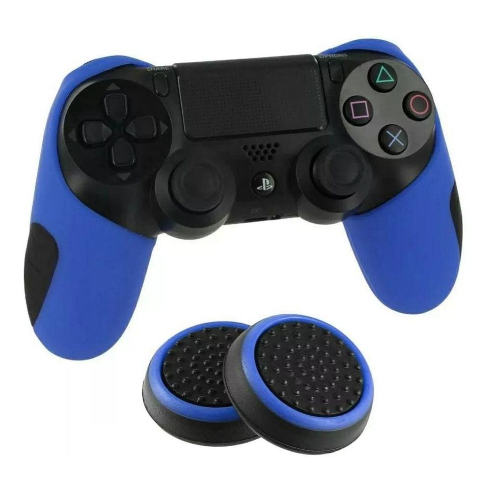 2 Pares Grip Borracha Para Controle Ps4,Ps3,Ps2,Xbox360-One