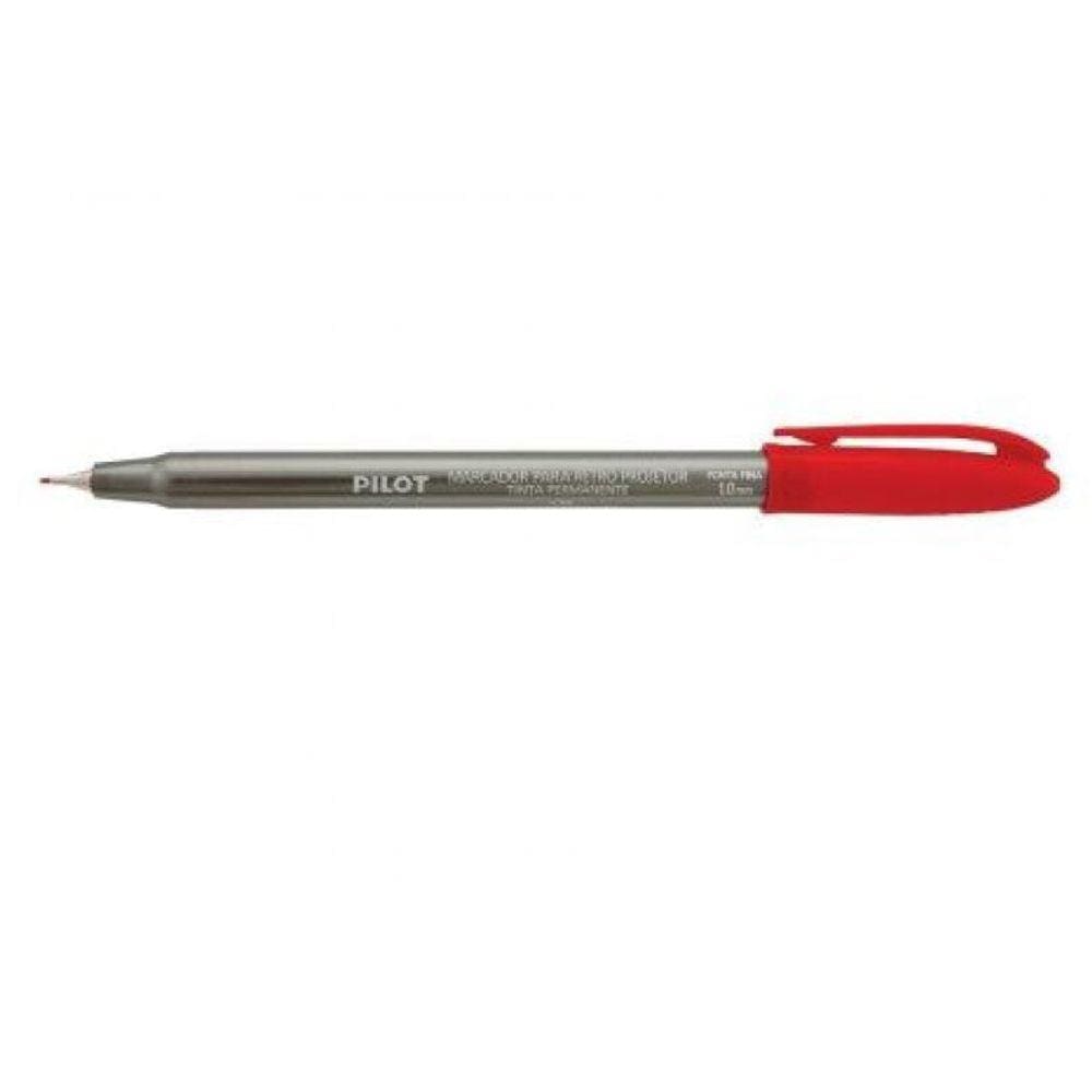 Marcador Para Retroprojetor 1,0Mm Vermelho - 1430006Cx012Vm