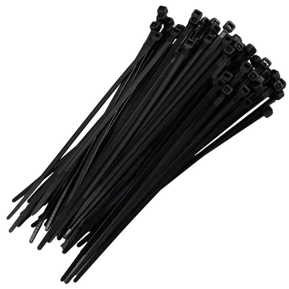 Cinta Plástica Fita Abraçadeira Enforca Gato 25Cm 100 Unid
