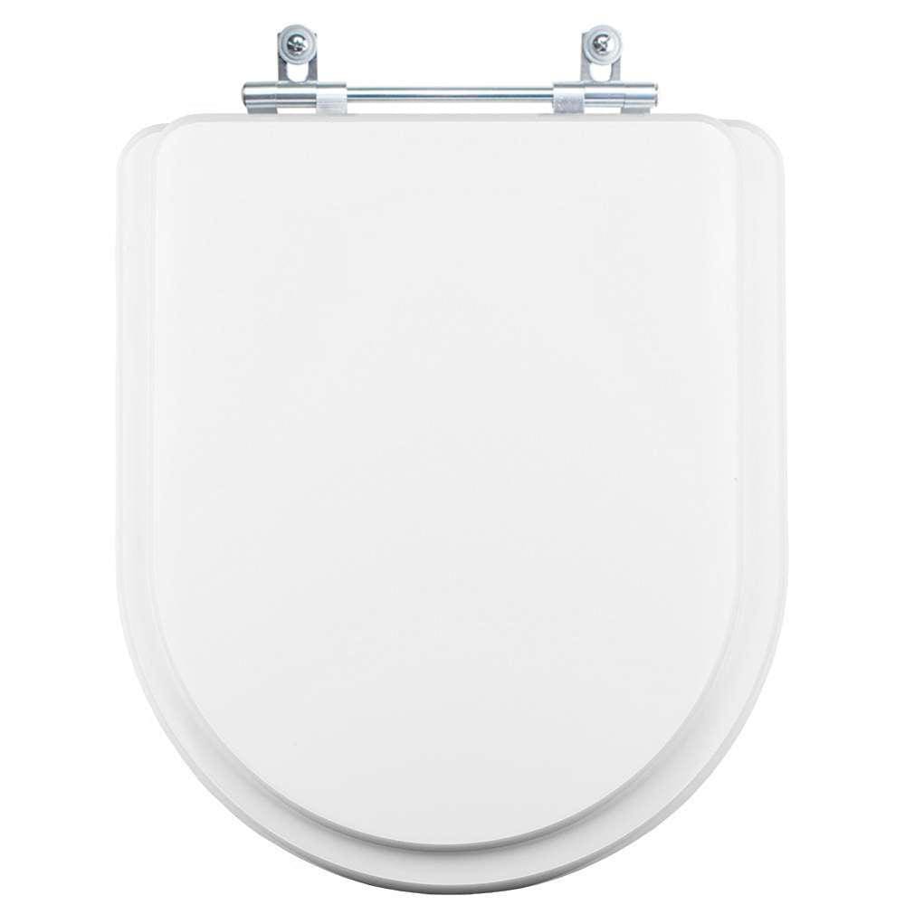 Assento Sanitário Tampa de Vaso Branco Resina Poliester Smart para bacia Celite