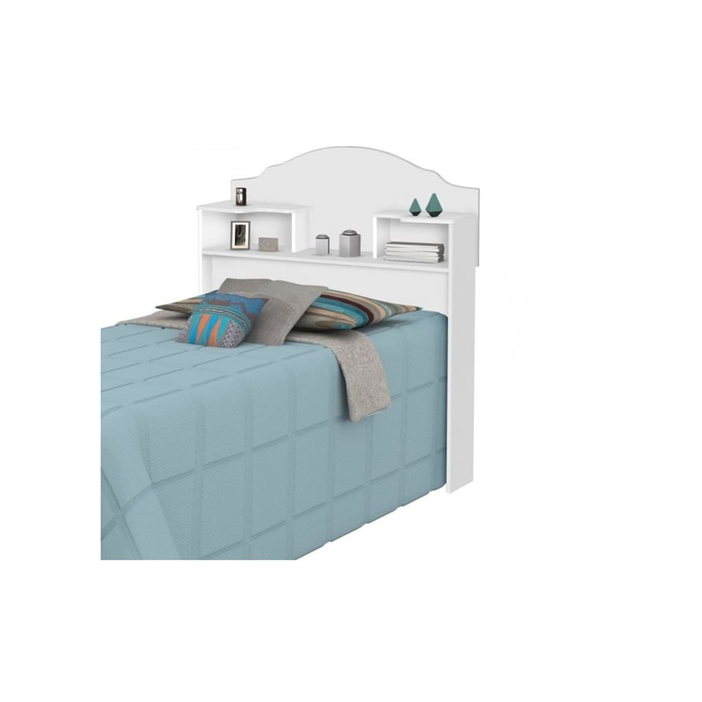 Cabeceira Evelyn Solteiro 0,90 Branco – Carmolar Móveis