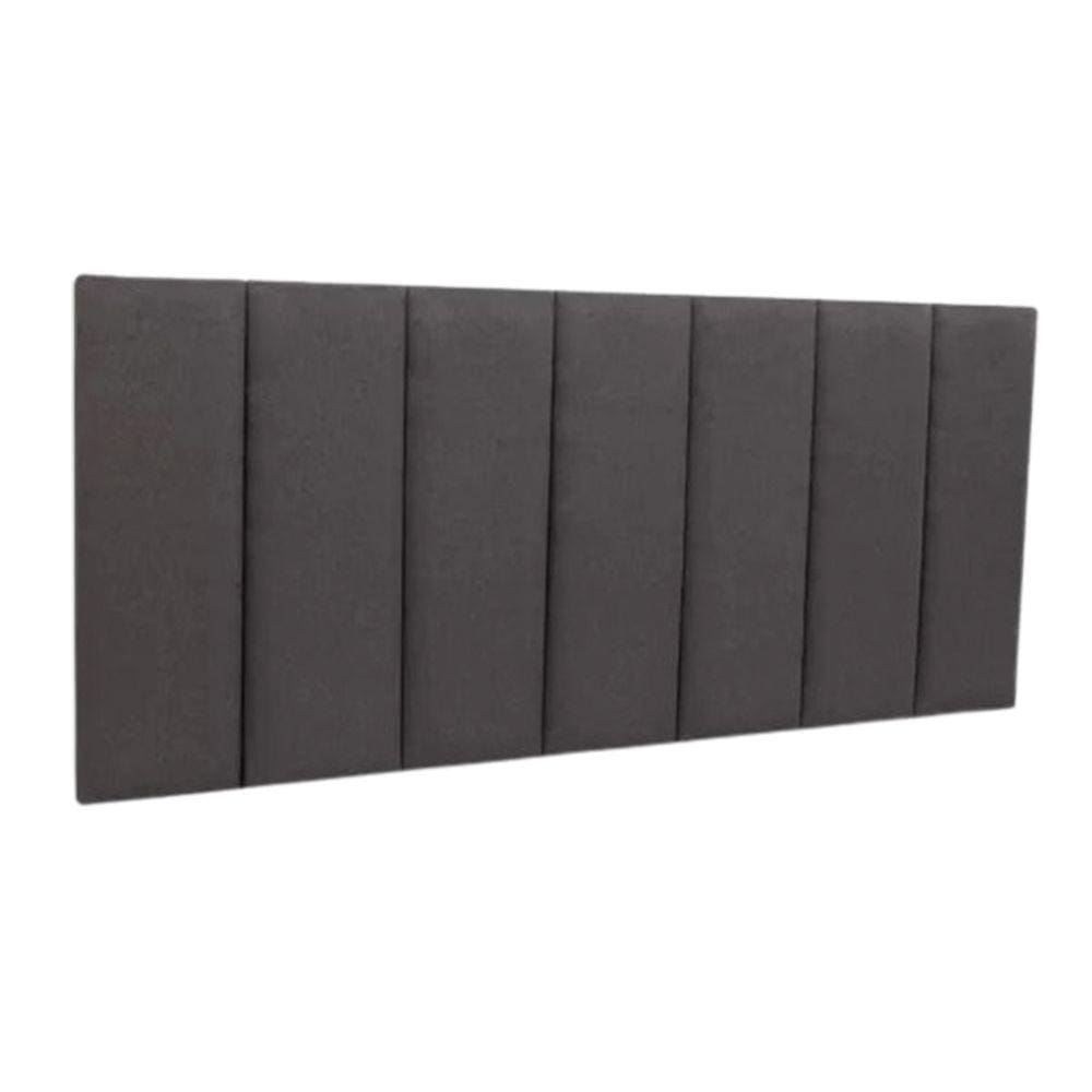 Cabeceira Modulada De Cama Casal Quarto Kit Com 7 Cinza