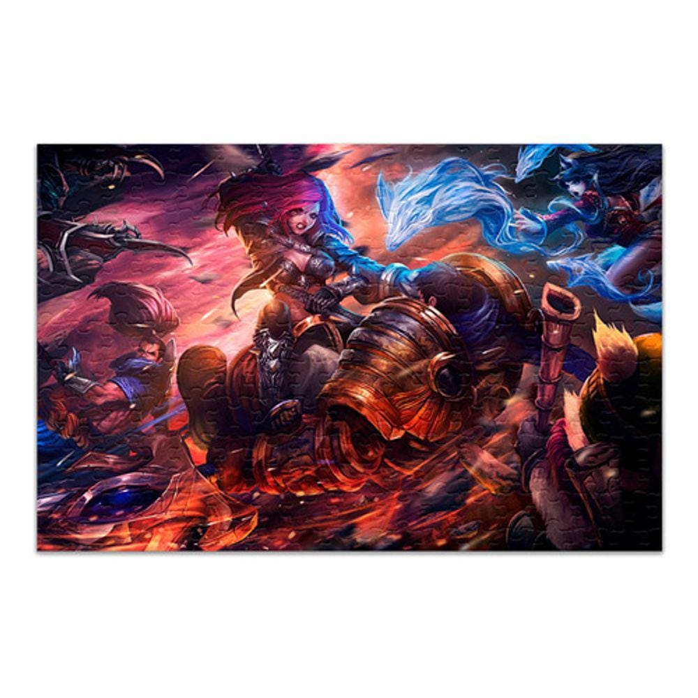 Quebra Cabeça League Of Legends Personalizados 120 Peças 001