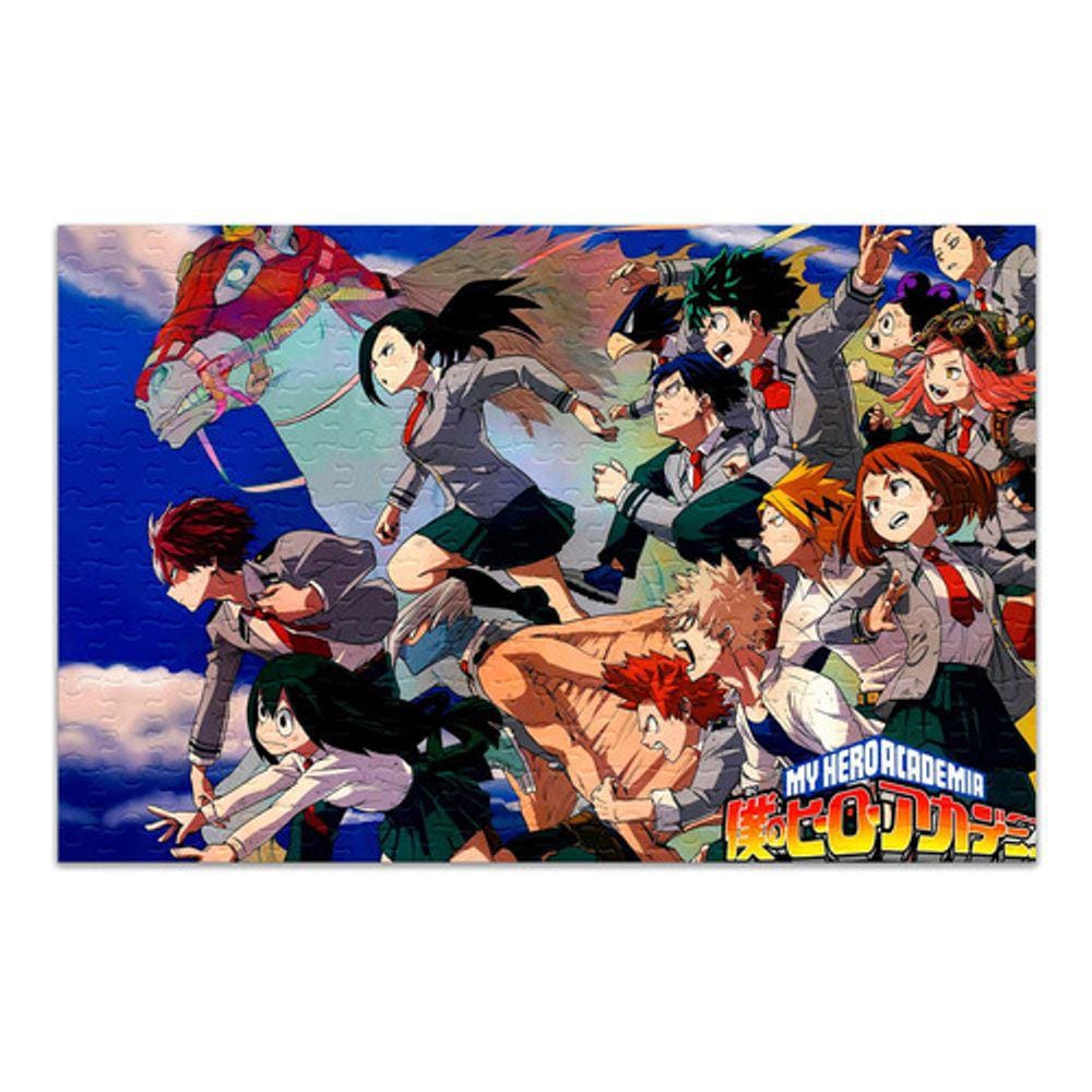 Quebra Cabeça Boku No Hero Personalizado 120 Peças 002