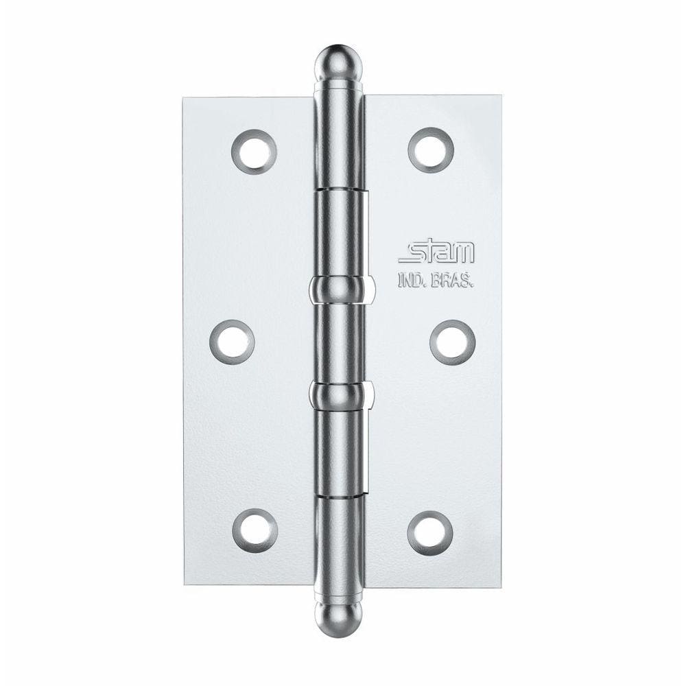 Dobradiça de Porta Pino e Bola com Anel 3.1/2" x 2.5/16"