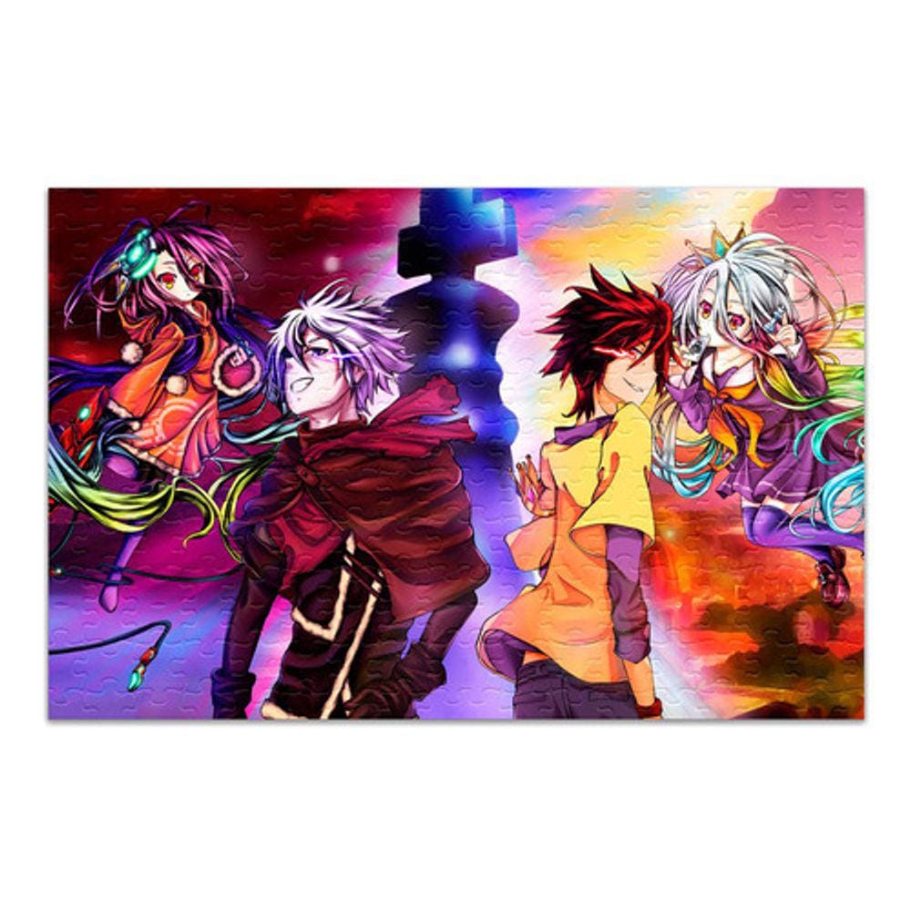 Quebra Cabeça No Game No Life Personalizado 120 Peças 001