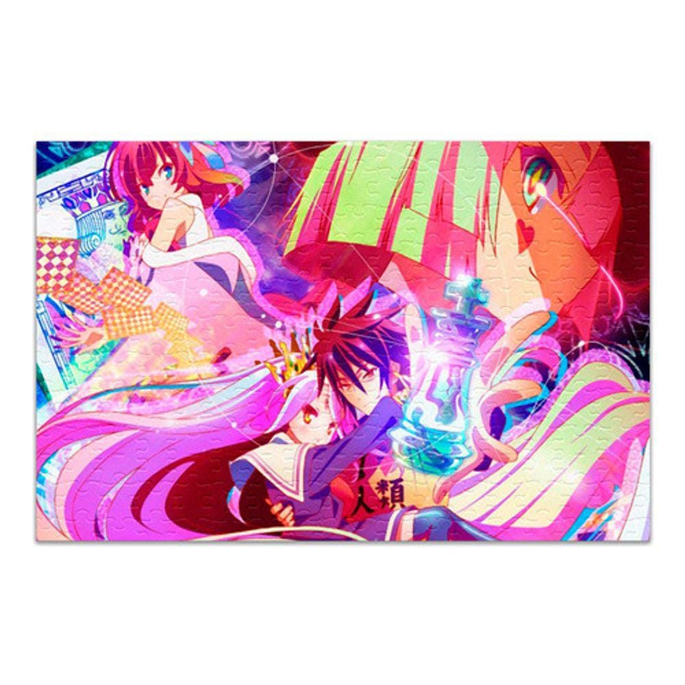Quebra Cabeça No Game No Life Personalizado 120 Peças 002