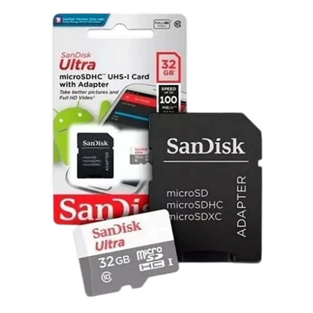 Cartão De Memória Sandisk 32Gb Ultra 100 Mb/S